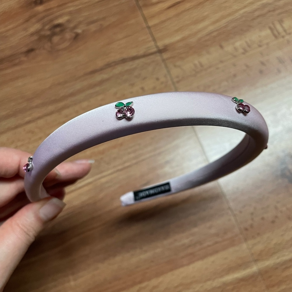 Pink Cherry Embellished Headband
